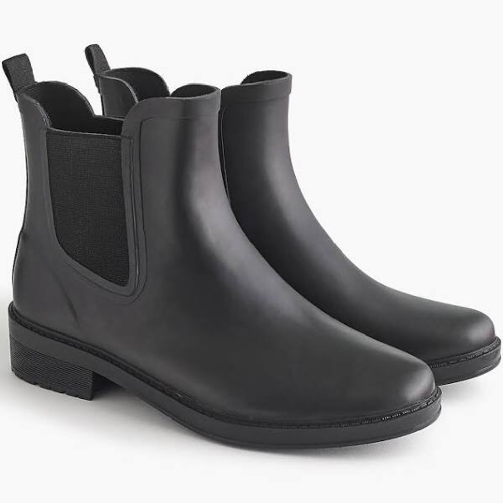 Jcrew matte Chelsea rain boots